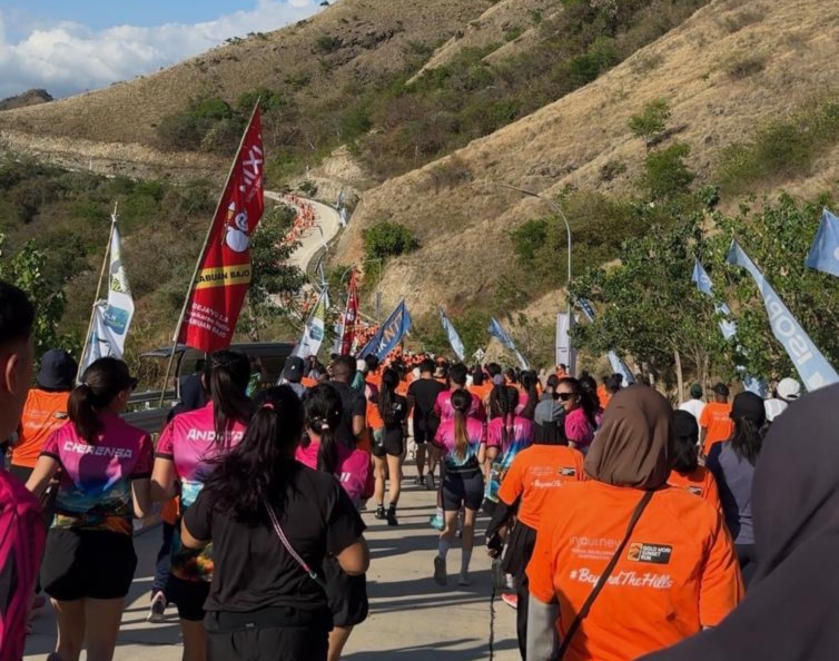 Meriah! PN Labuan Bajo NTT Ikuti Event Golo Mori Sunset Run