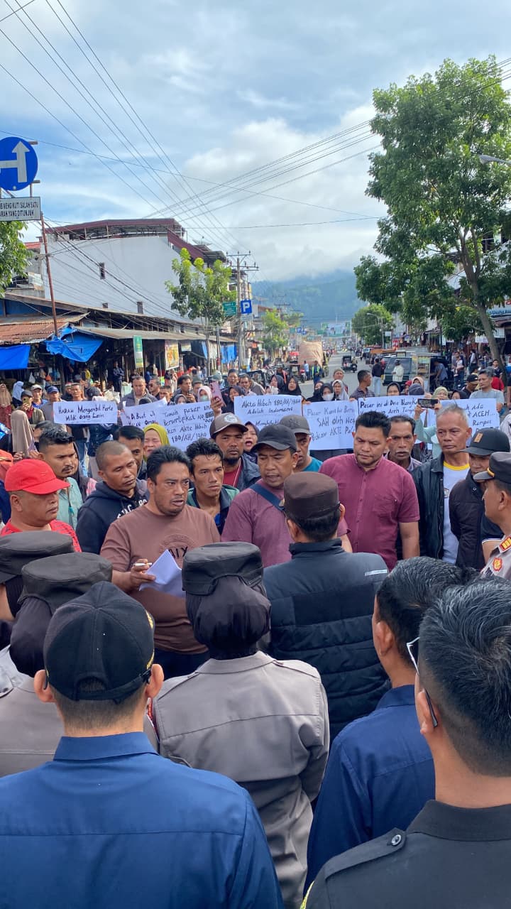 Meski Sempat Mendapat Perlawanan, PN Takengon Berhasil Eksekusi Pengosongan Lahan