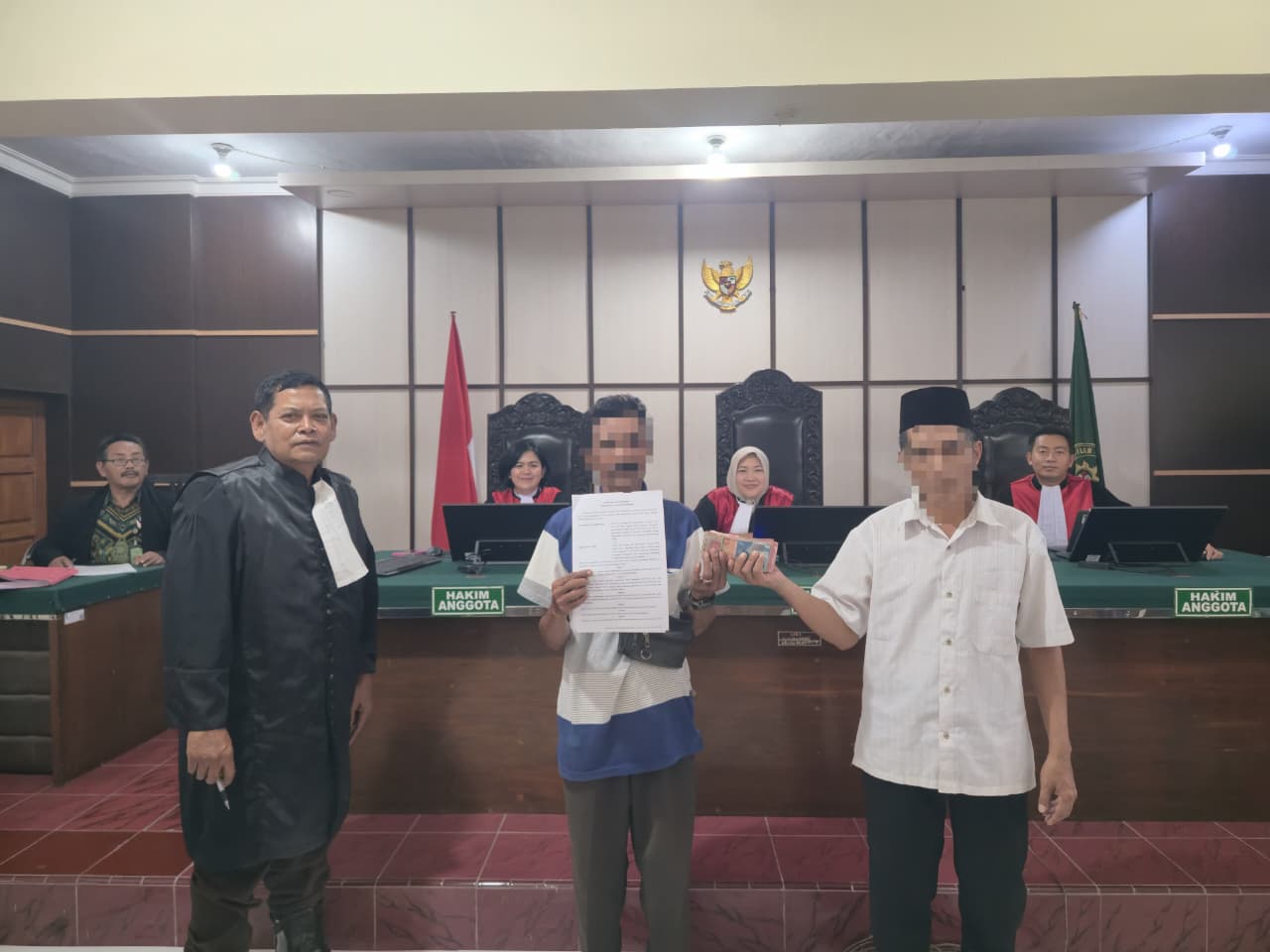 MKR Di PN Bondowoso Berbuah Damai, Korban Penipuan Terima Ganti Rugi Rp25 Juta
