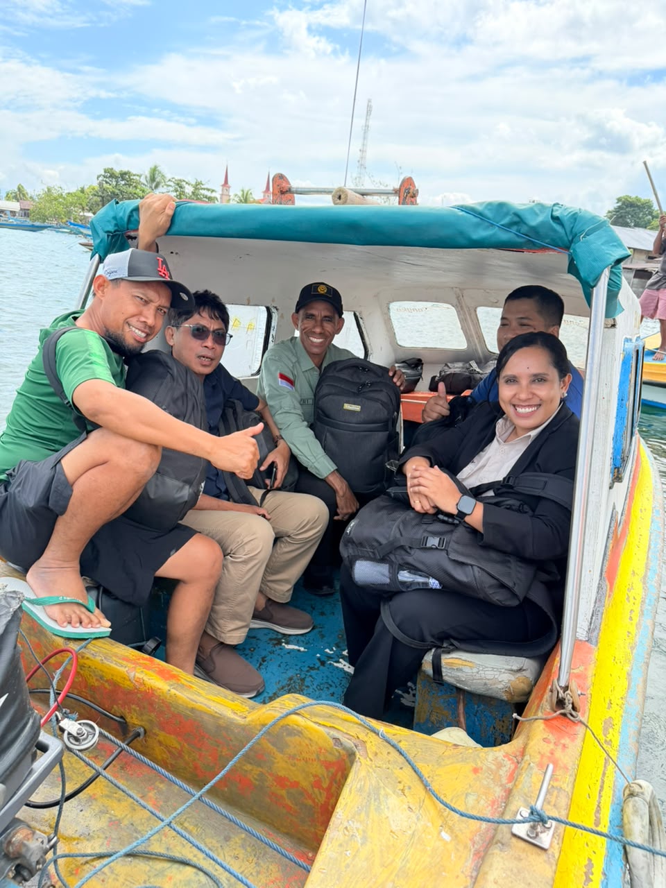 Naik Speedboat, PN Ambon Hadirkan Sidang Pidana di Saparua