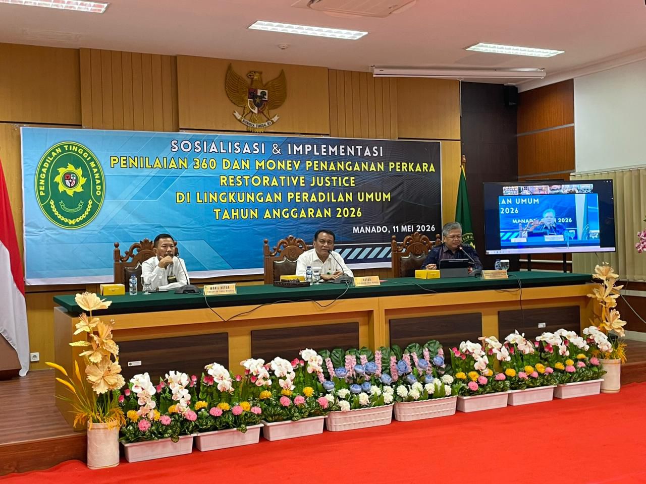 Optimalisasi Keadilan Restoratif, Badilum Lakukan Monev di PT Manado