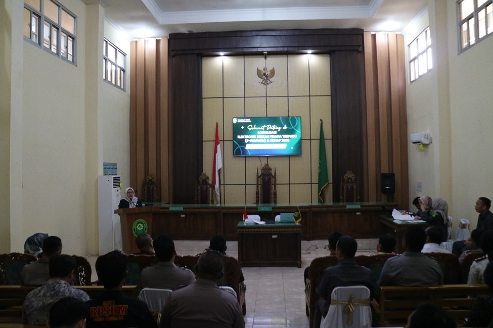 Optimalisasi Layanan e-Berpadu di PN Kota Agung Pasca KUHAP Baru