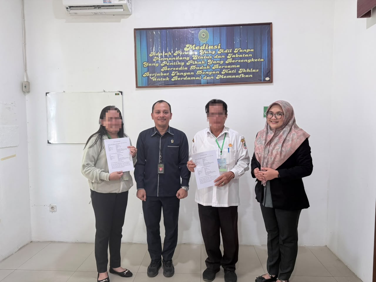 Pasutri Sepakat Kembali Bersatu Pasca Mediasi di PN Putussibau Kalbar