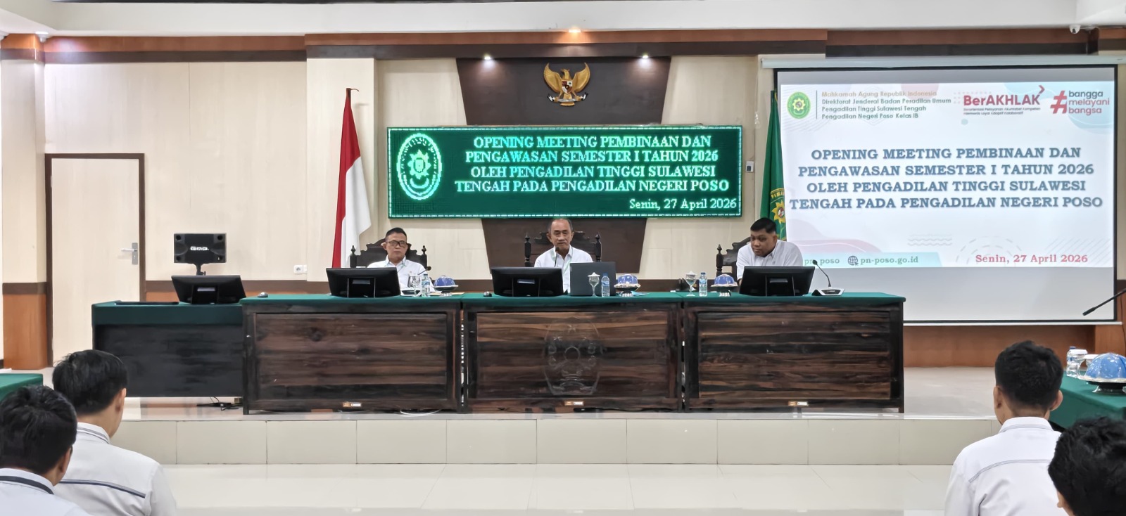 Pembinaan PT Sulteng di PN Poso, Perkuat Integritas & Profesionalisme