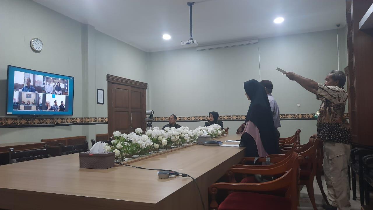 Pemeriksaan Saksi Secara Telekonferensi,  PN Klaten: Kolaborasi Efektif