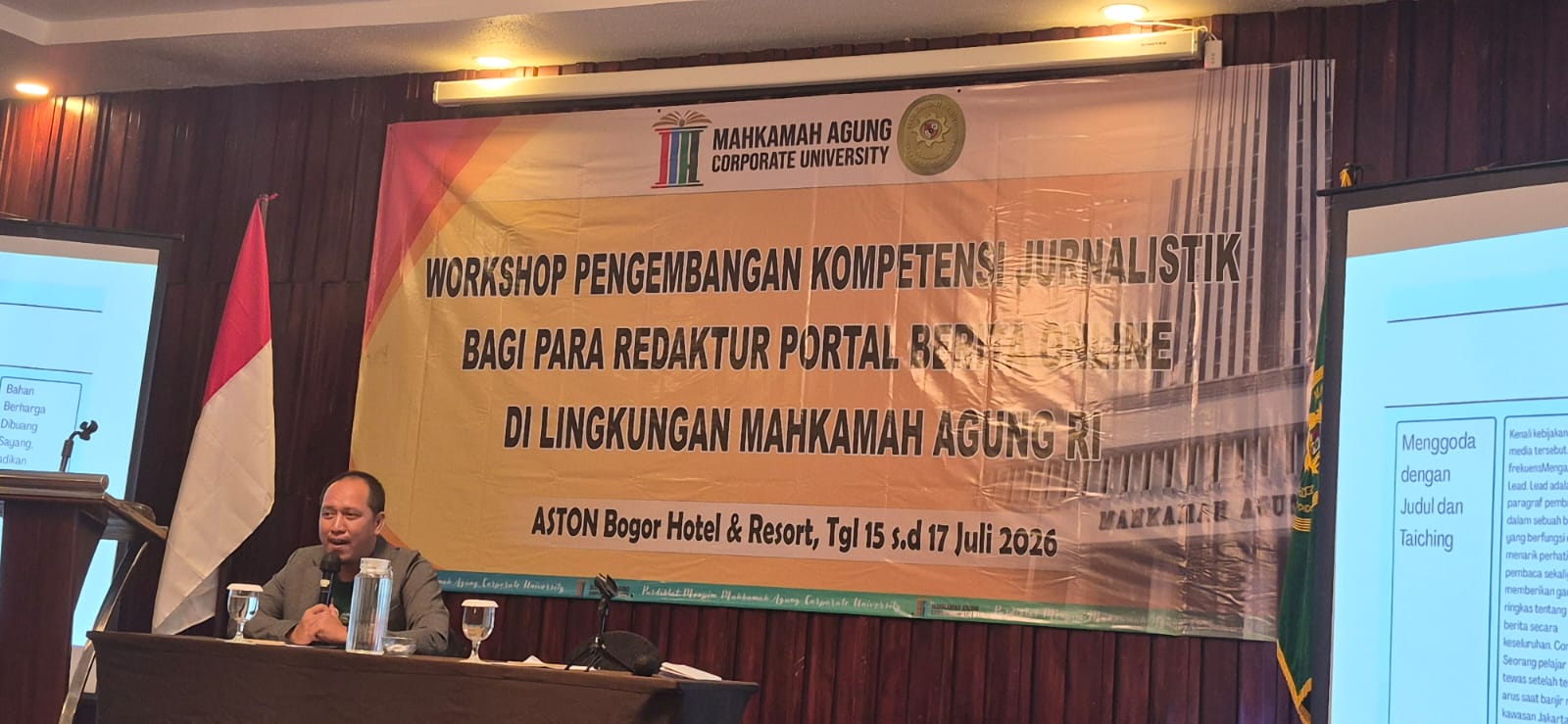 Pemred Hukumonline: Berita Terbaik Harus Informatif, Mendidik dan Menghibur