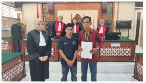 Pencurian Motor Berakhir Damai,  Korban dan Terdakwa Sepakat di PN Tanjung Jabung Timur