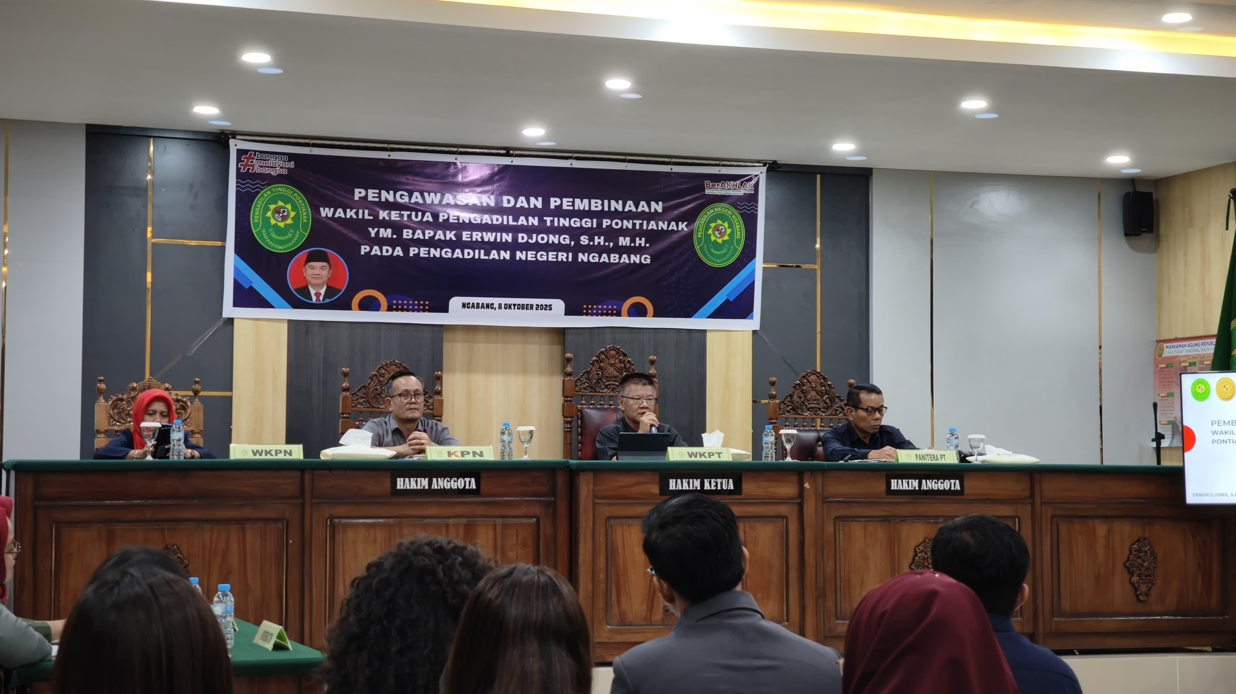 Penguatan Integritas dan Akurasi Kinerja, WKPT Pontianak Tinjau 4 Satker Ini!