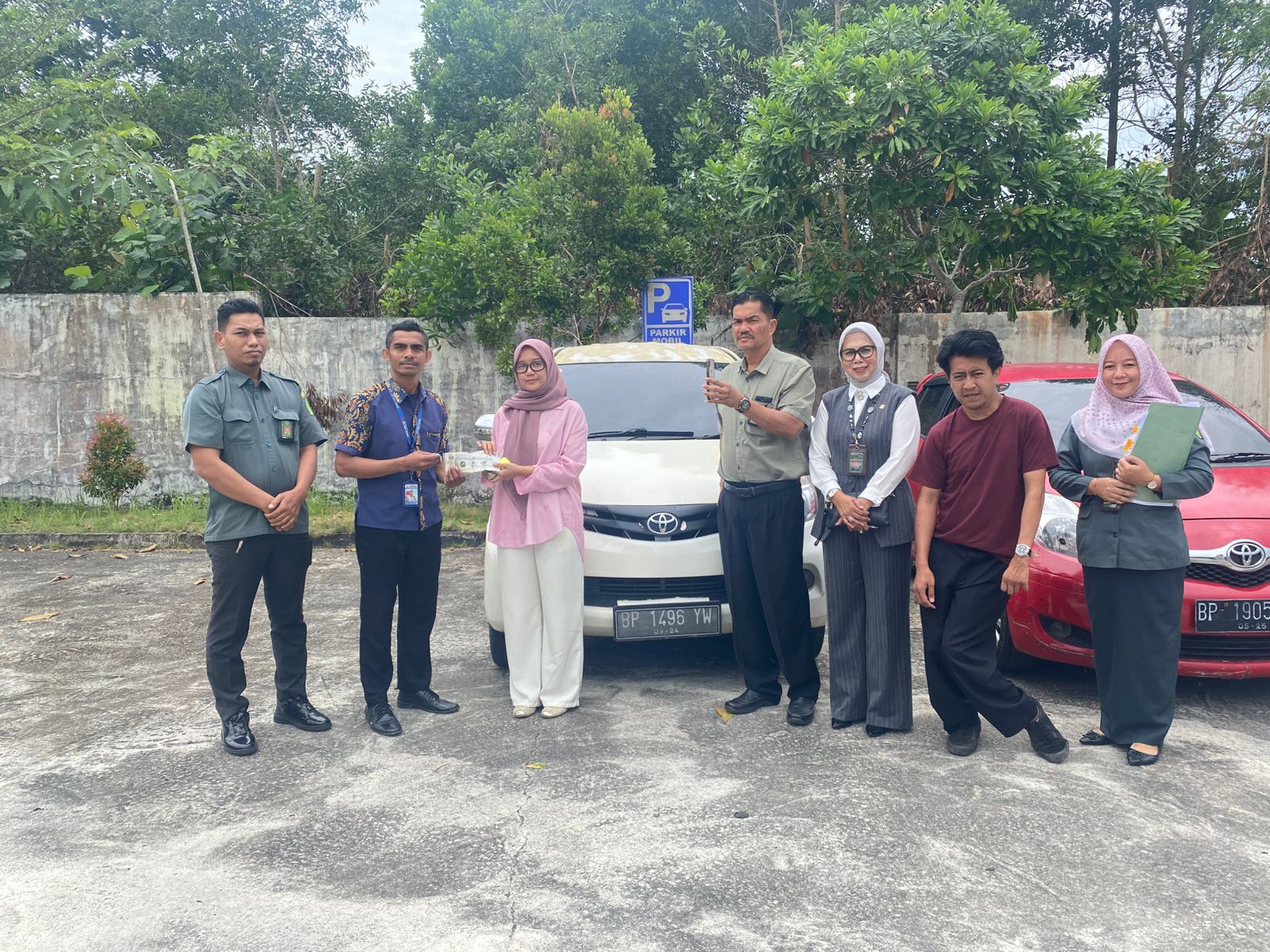 Penyerahan Eksekusi Sukarela 1 Unit Mobil di PN Tanjungpinang