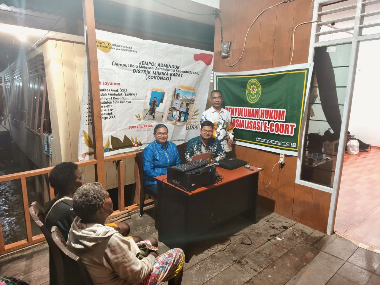 Penyuluhan di Pedalaman Mimika Arungi Ganasnya Gelombang, Diwarnai Kapal Mogok