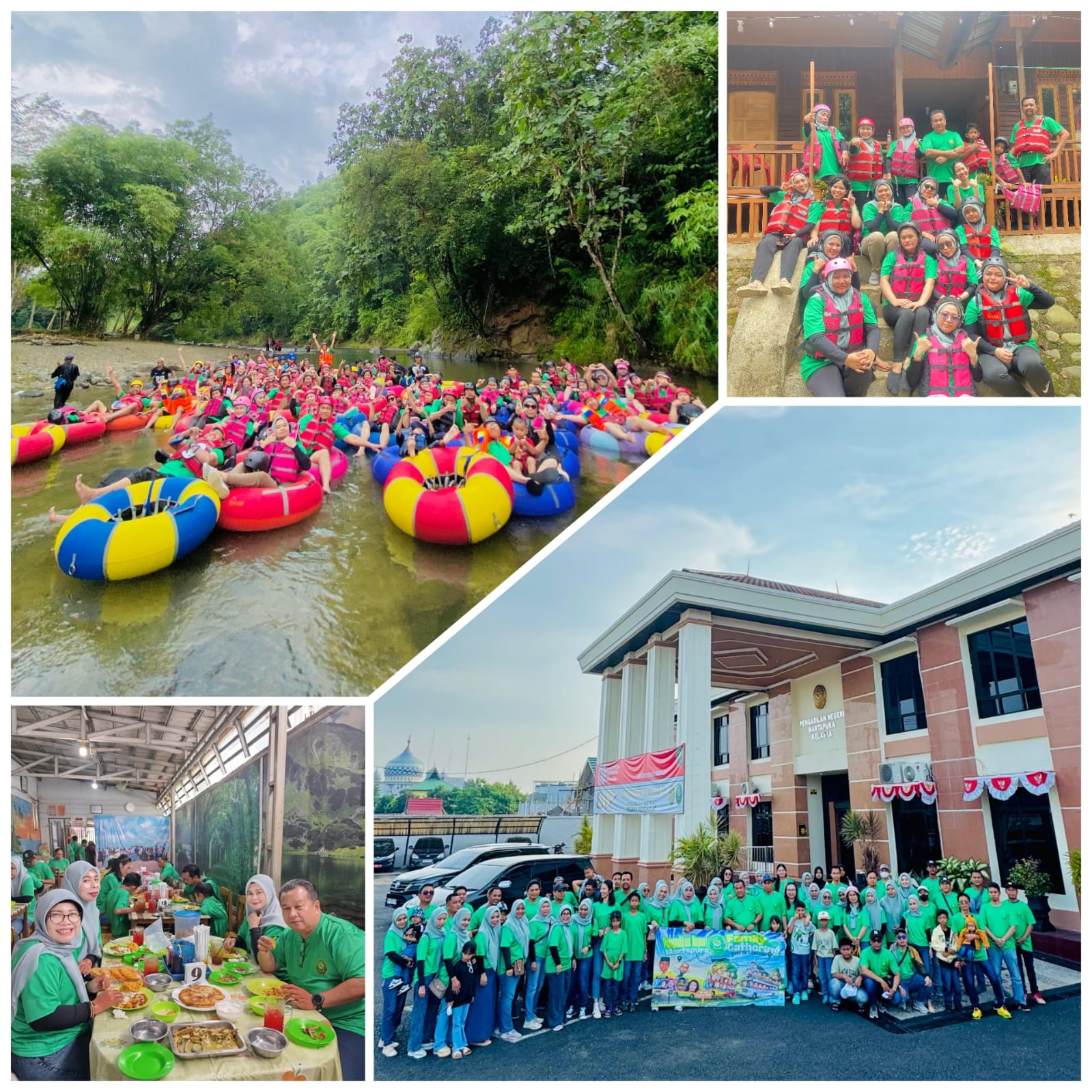 Pererat Semangat Kebersamaan, PN Martapura Adakan Family Gathering