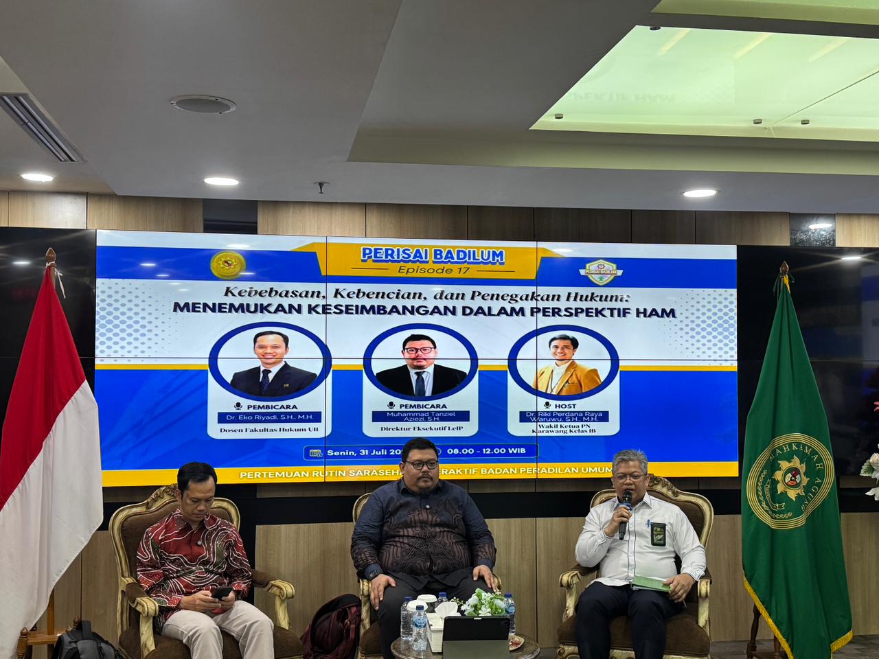 PERISAI Eps 17 Bahas Keseimbangan HAM & Penegakan Hukum