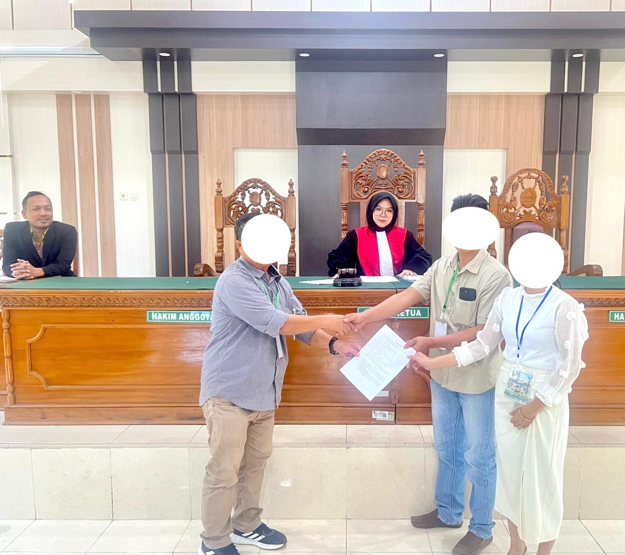 Perkara Utang, Bank Bengkulu Vs 2 Debiturnya Sepakat Berdamai di PN Arga Makmur