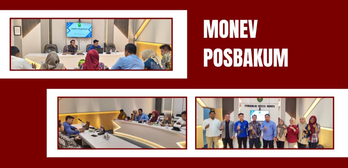Perkuat Akses Keadilan, PN Marisa Evaluasi Layanan Posbakum