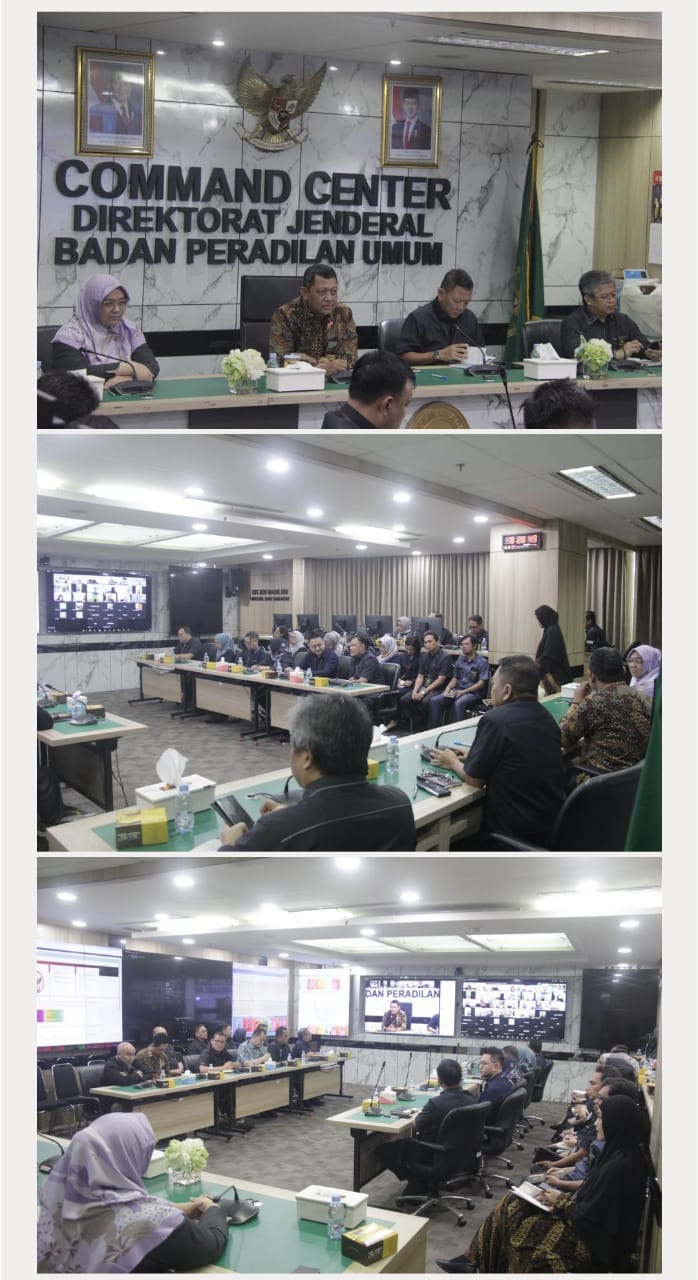 Perkuat Integritas dan Disiplin Aparatur, Ditjen Badilum Lakukan Pembinaan
