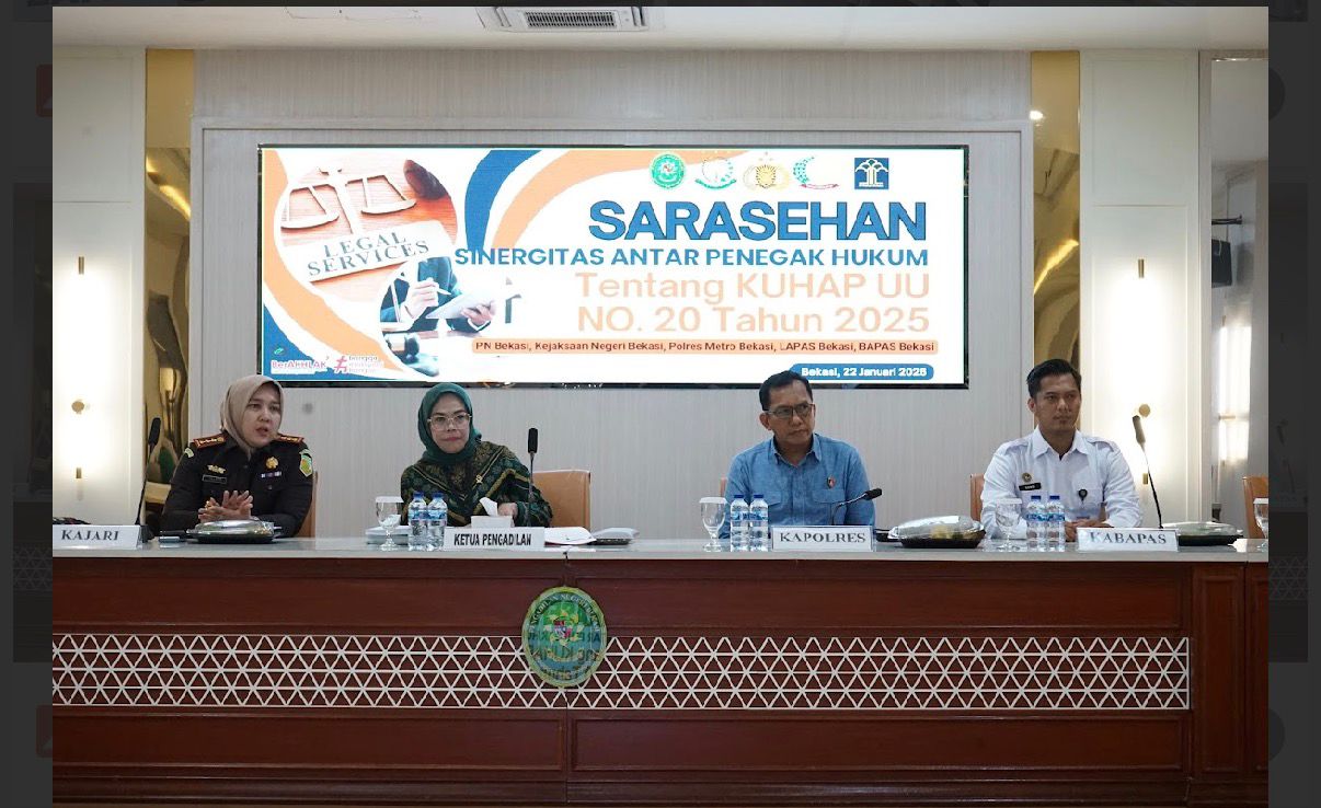 Perkuat Sinergitas, PN Bekasi Bedah Implementasi KUHAP Baru Bersama APH