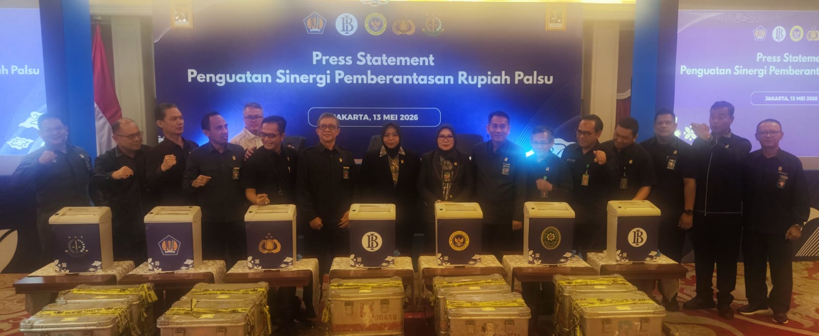 Perwakilan Pengadilan Negeri Se-Indonesia Hadiri Pemusnahan Rupiah Palsu oleh BI