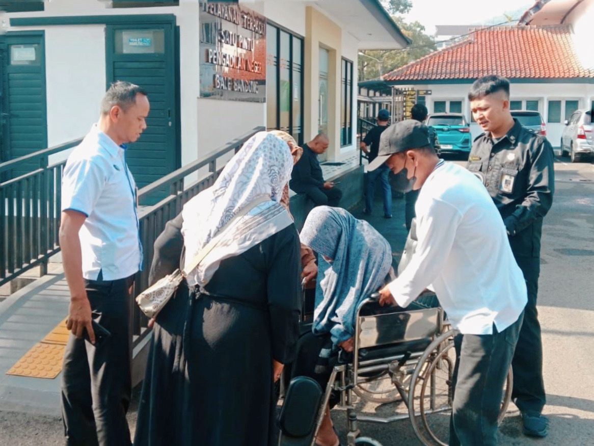 PN Bale Bandung Sigap Layani Pengguna Pengadilan Berkebutuhan Khusus