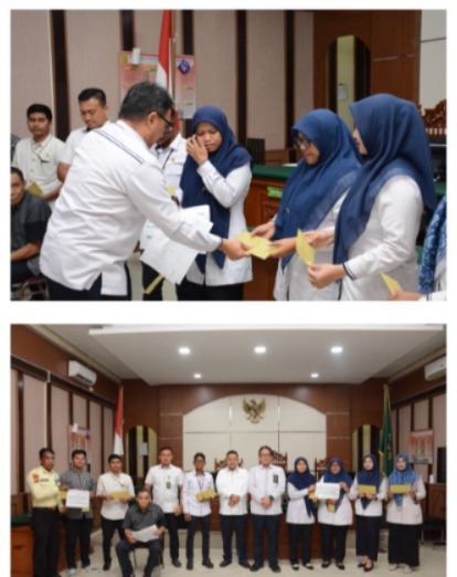 PN Bireuen Salurkan Bantuan Donasi Kepada Pegawai Terdampak Bencana Banjir Bandang