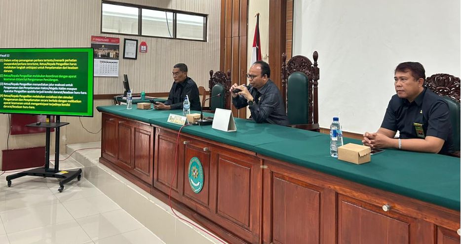 PN Blitar Gelar Monev E-Court dengan Kasat Reskim hingga Kejaksaan