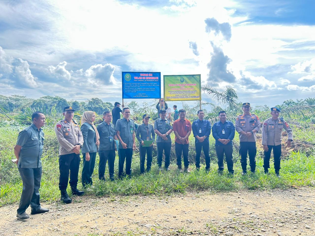 PN Bungo Jambi Sukses Eksekusi Tanah Kas Desa