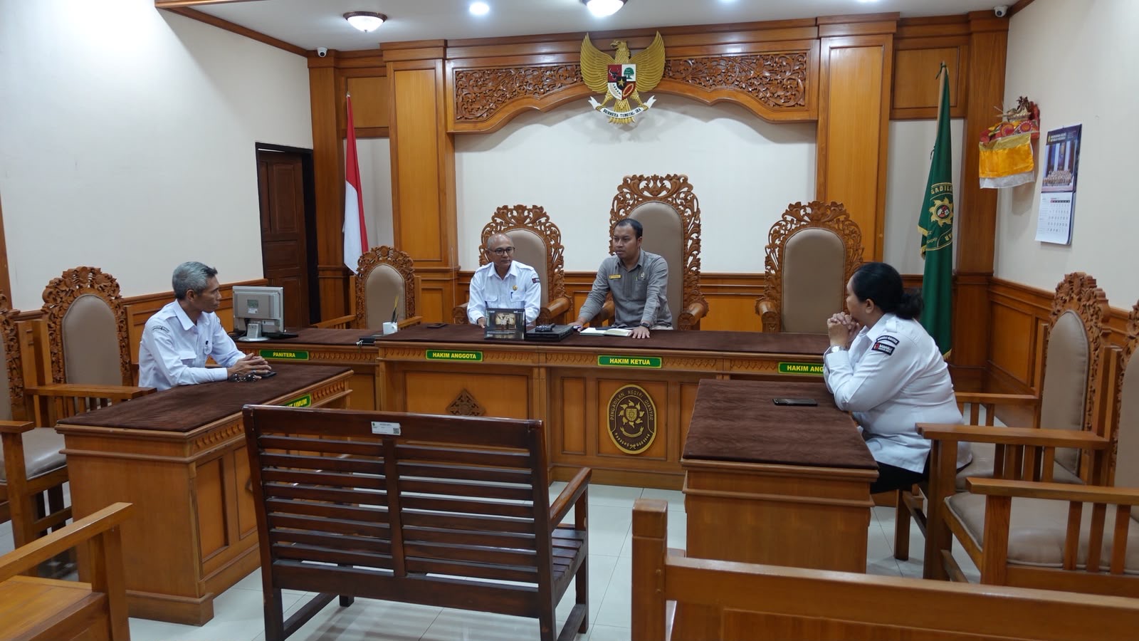 PN Gianyar dan Bawaslu Perkuat Sinergitas Penegakan Hukum Pemilu