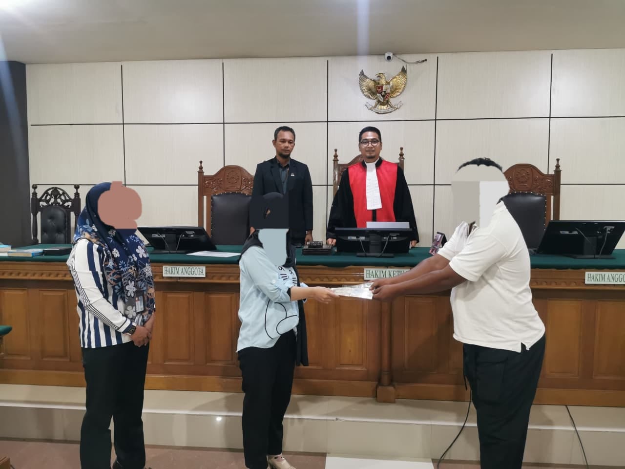 PN Labuha Sukses Damaikan Sengketa, Tergugat Bayar Tunai Rp32,5 Juta