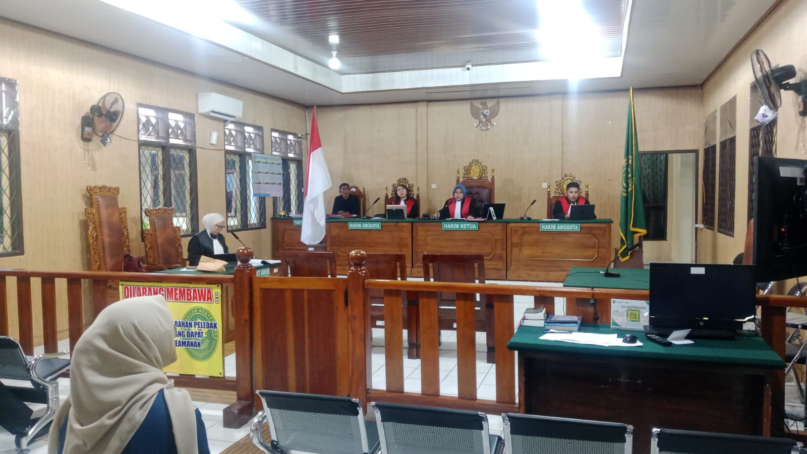 PN Liwa Lampung Vonis Kerja Sosial ke Terdakwa Percobaan Pencurian Motor Dinas