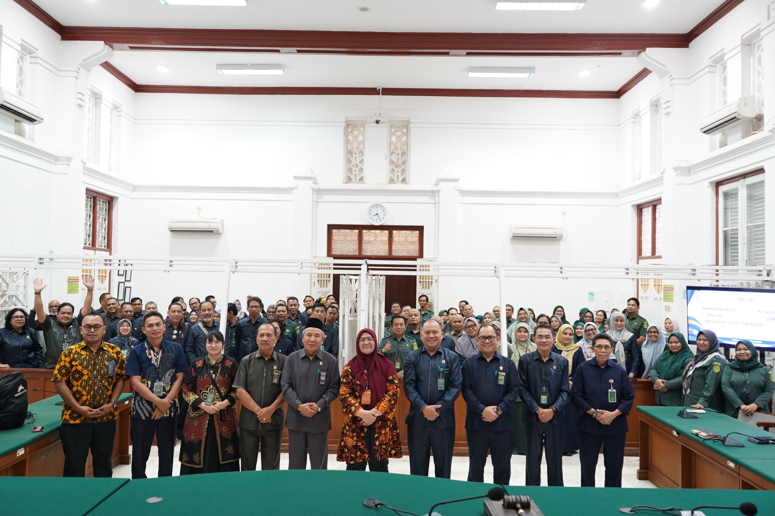 PN Makassar Jalani Assesmen Sertifikasi Pengadilan Unggul dan Tangguh