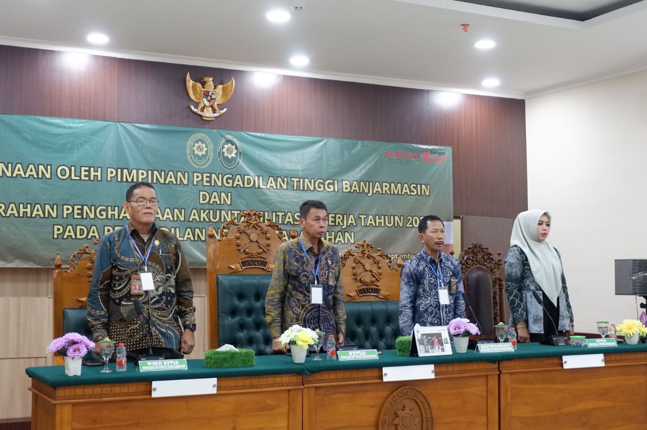 PN Marabahan Toreh Prestasi, Raih Predikat SAKIP Terbaik Se-Kalimantan Selatan