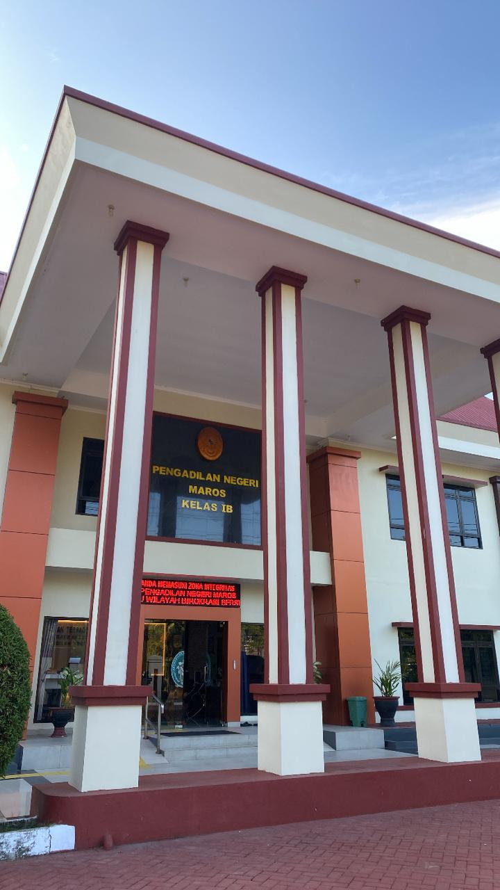 PN Maros Sulsel Terapkan Mekanisme Pengakuan Bersalah dalam 2 Perkara Sekaligus