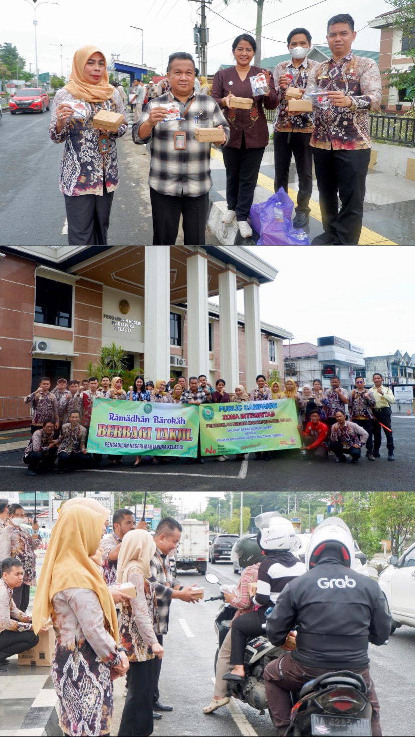 PN Martapura Turun ke Jalan, Gaungkan Integritas dan Kepedulian