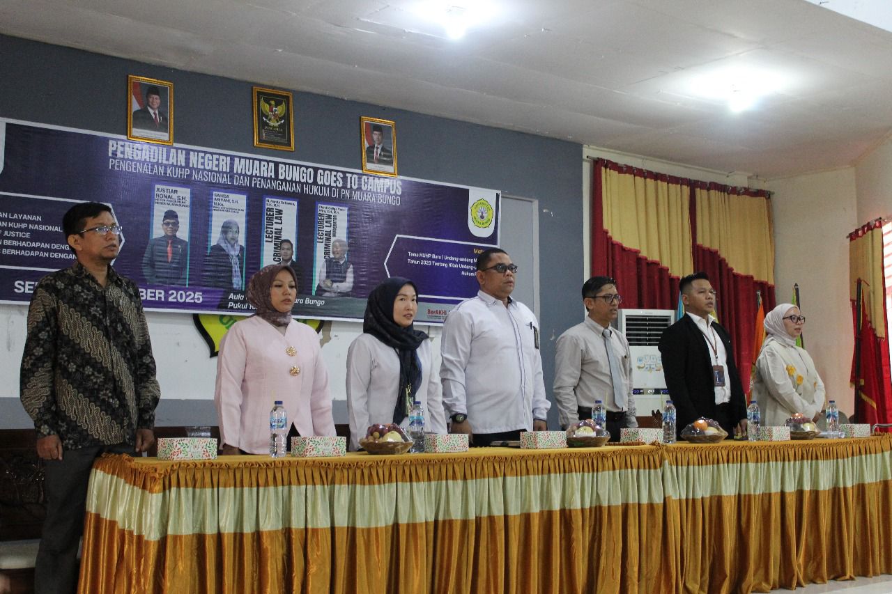PN Muara Bungo Jambi Goes To Campus, Kupas KUHP Baru-Layanan Pengadilan