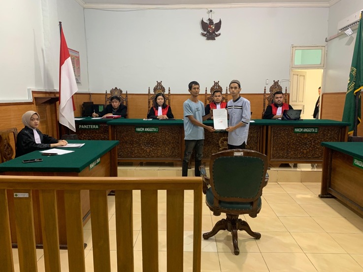 PN Pagar Alam Terapkan RJ, Terdakwa Sepakat Cicil Kerugian Korban Selama 1 Tahun