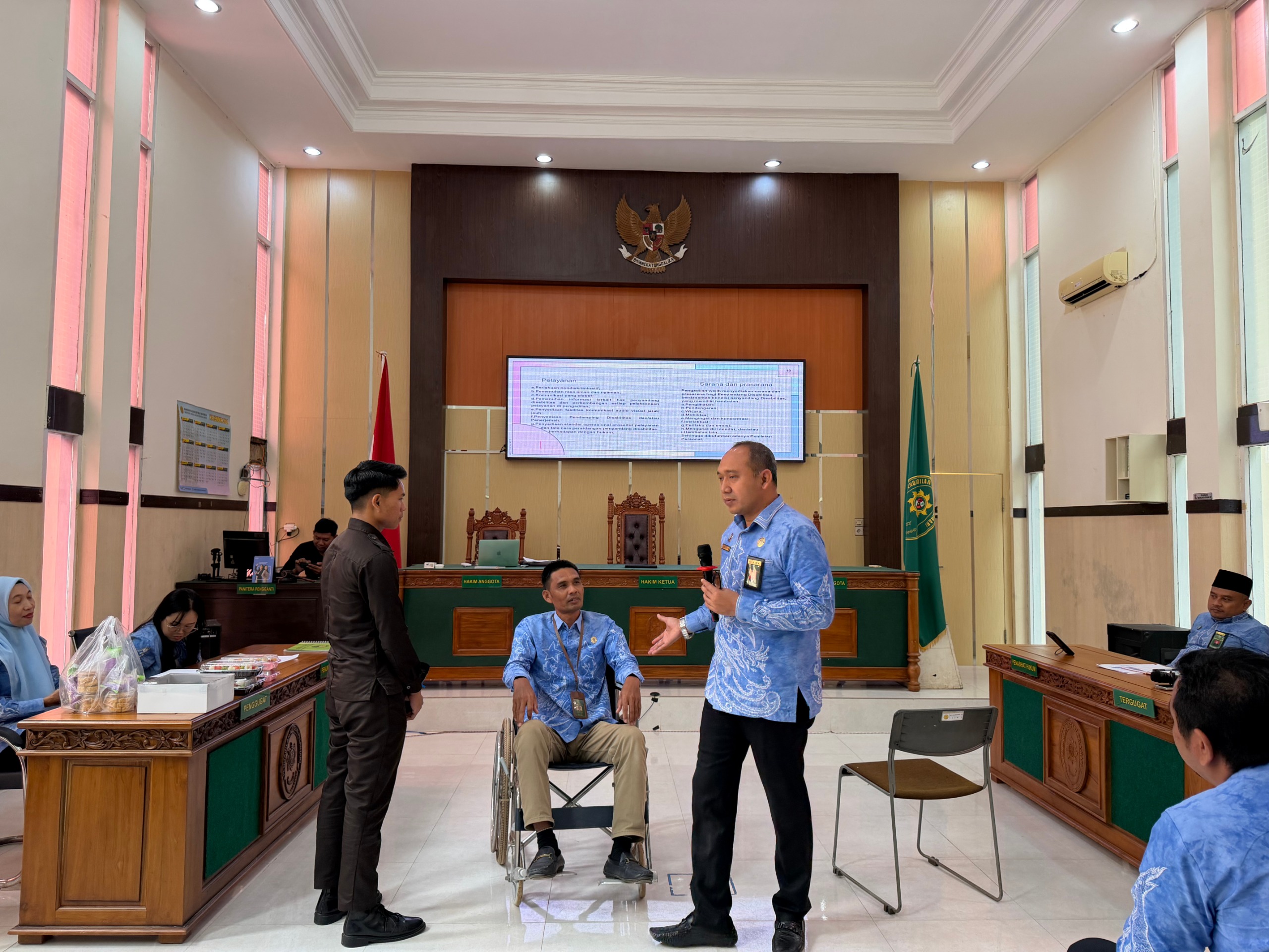 PN Pelaihari Wujudkan Pengadilan Inklusif dengan Layanan Ramah Disabilitas