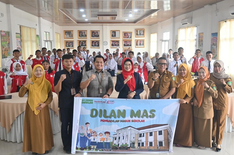 PN Prabumulih Serukan Bahaya Narkoba dan Bullying Kepada Pelajar Lewat DILANMAS