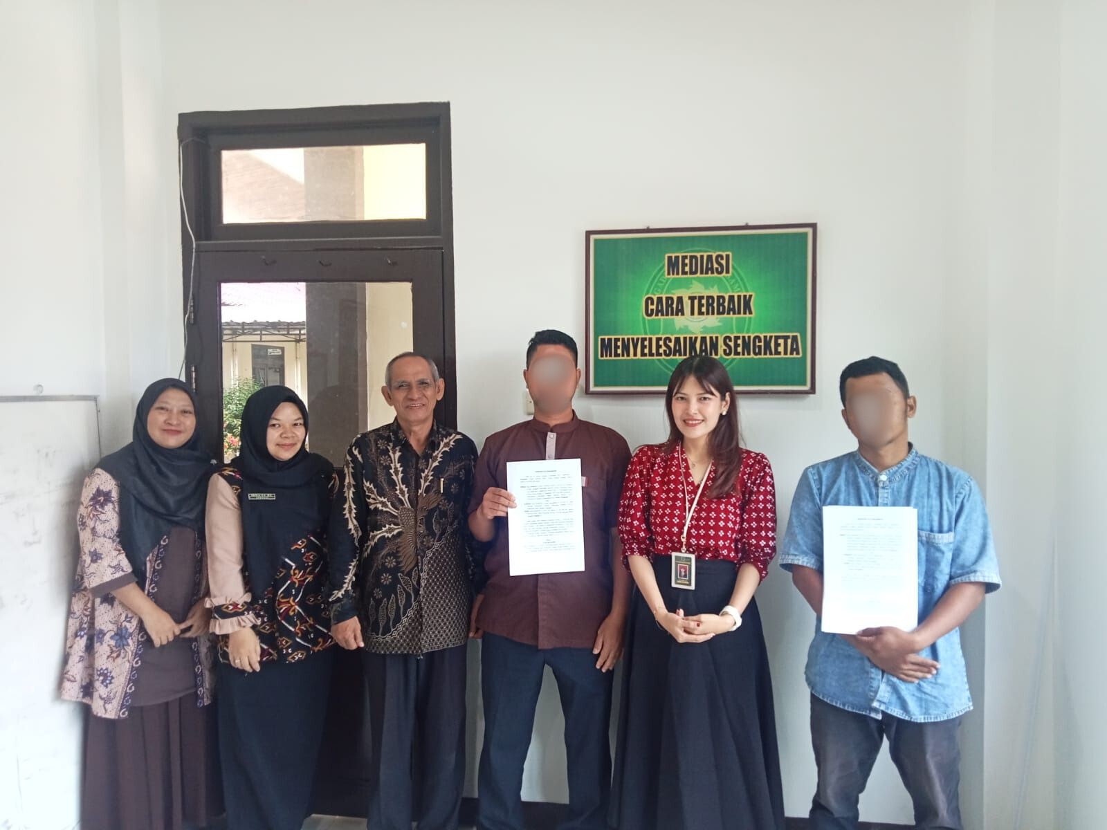 PN Sambas Kalbar Berhasil Damaikan Ganti Rugi Wanprestasi Sejumlah Rp 120 juta