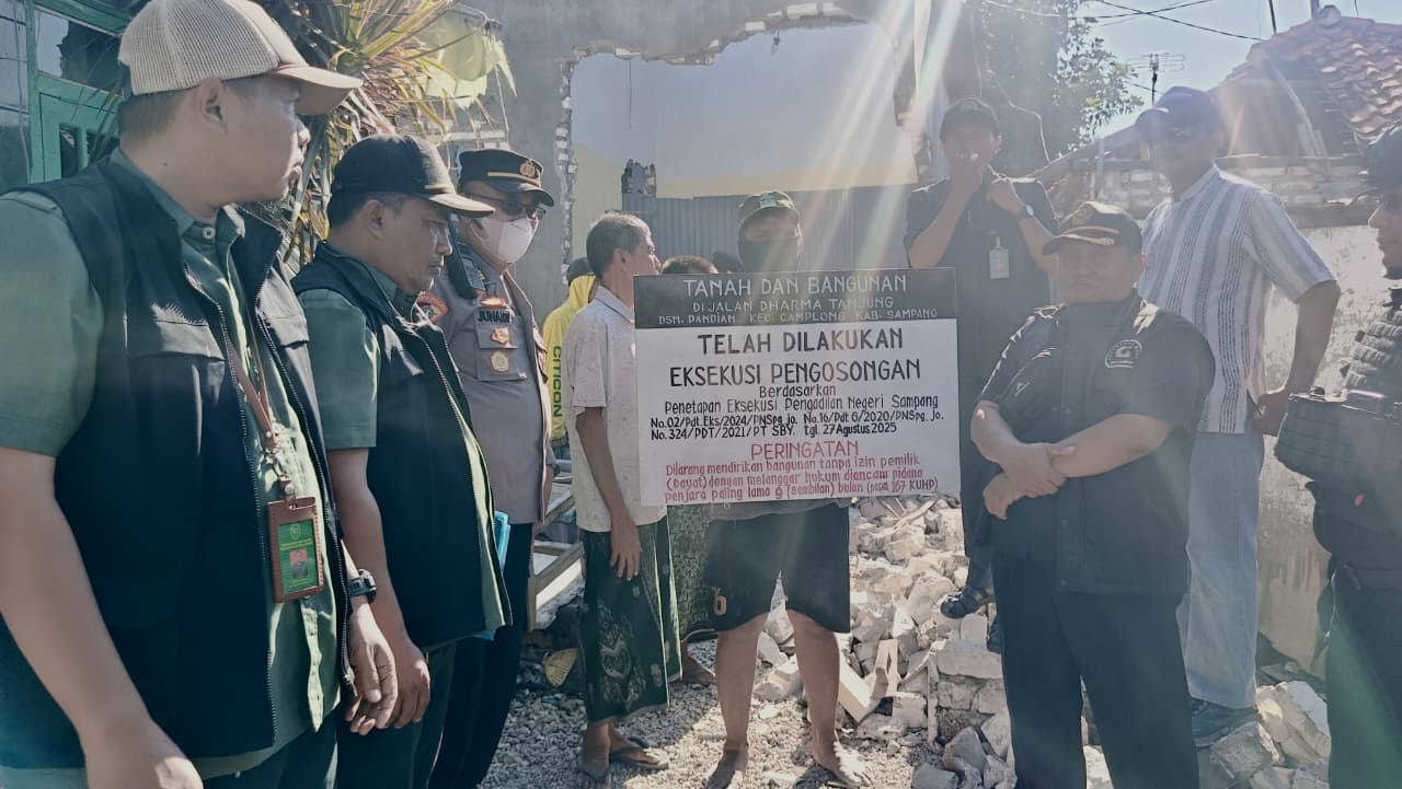 PN Sampang Berhasil Eksekusi Secara Sukarela Perkara Tanah yang Tertunda Lama