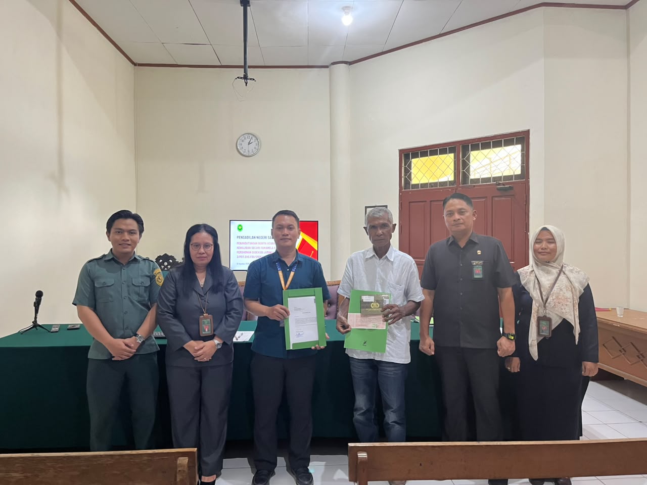 PN Sangatta Dorong Perdamaian, Eksekusi Fidusia Berakhir Sukarela