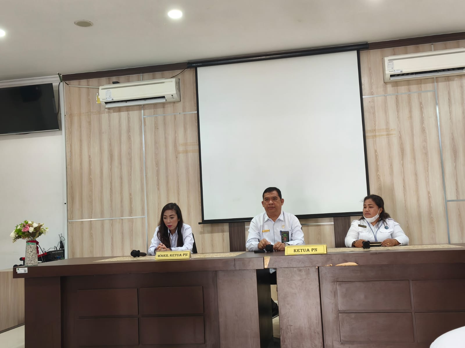 Dok. PN Sei Rampah. Foto Pembukaan Tes Urine Mendadak.