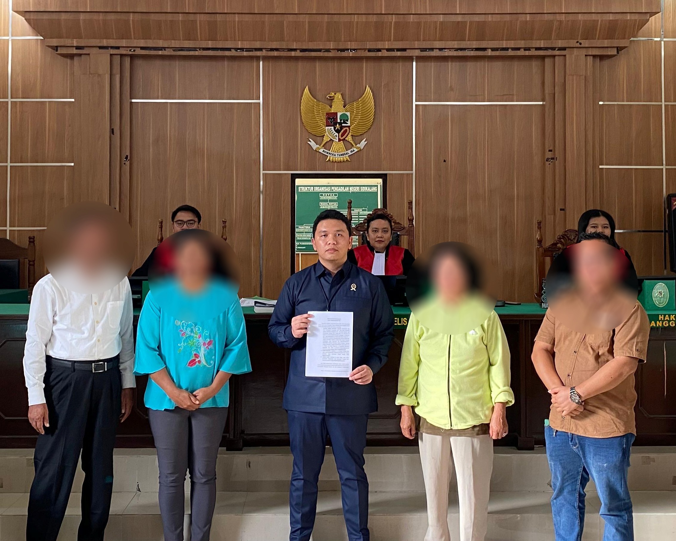 PN Sidikalang Berhasil Mediasi Perkara Wanprestasi Utang Piutang
