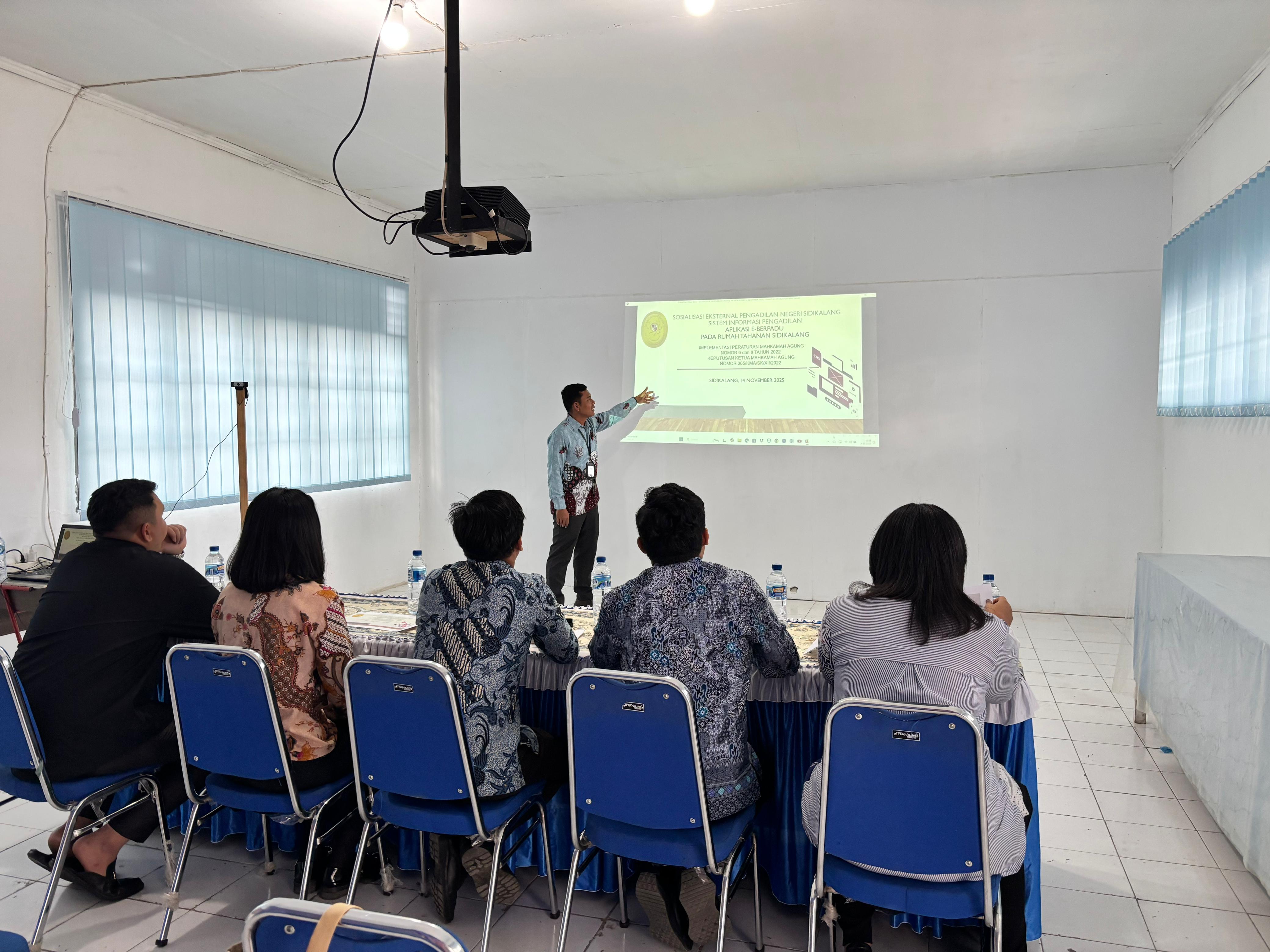 PN Sidikalang Dorong Digitalisasi Pembantaran dan Izin Besuk di Rumah Tahanan