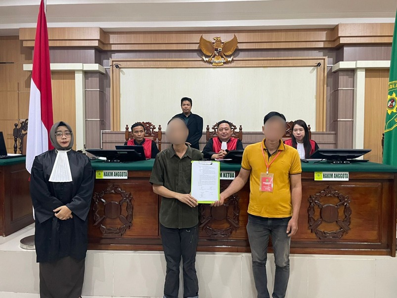 PN Singkawang Terapkan MKR Di Kasus Penggelapan, Terdakwa Divonis Pengawasan