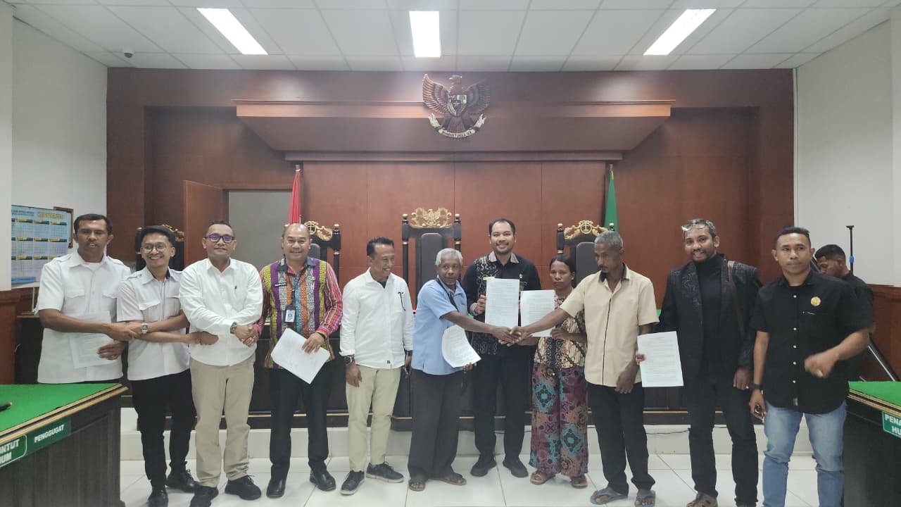 PN Soe Fasilitasi Perdamaian Sebagian dalam Sengketa Ganti Kerugian Tanah