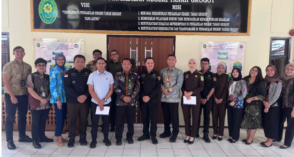 PN Tanah Grogot Rakor Soal KUHP & KUHAP Baru dengan Kejaksaan
