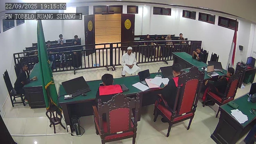 PN Tobelo Vonis 9 Tahun Bui Pelaku Pembacokan Kepala
