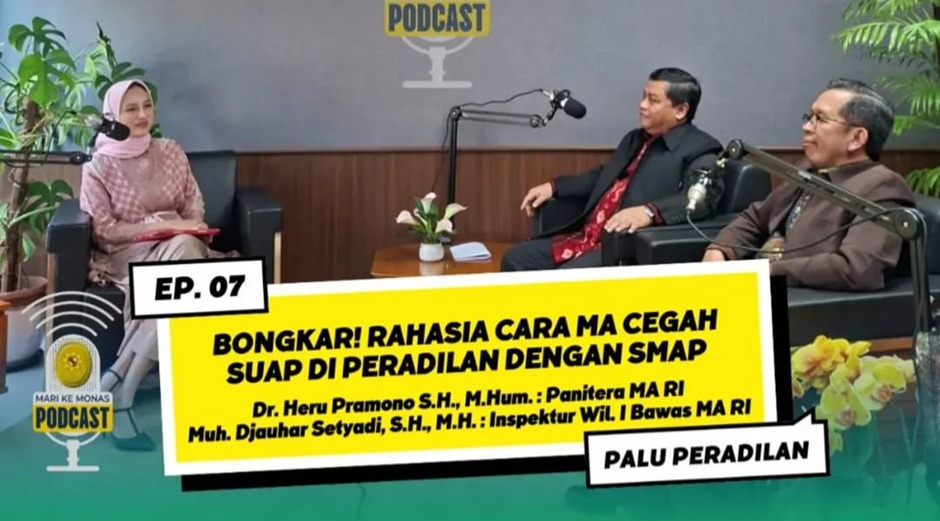 Podcast MARI ke Monas: Strategi MA Bangun Sistem Anti Suap di Peradilan
