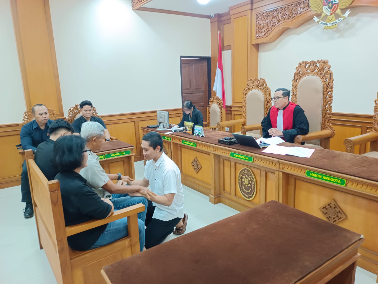 Polisi Muda Curi Supra X Eks Polisi Berujung Keadilan Restoratif di PN Gianyar