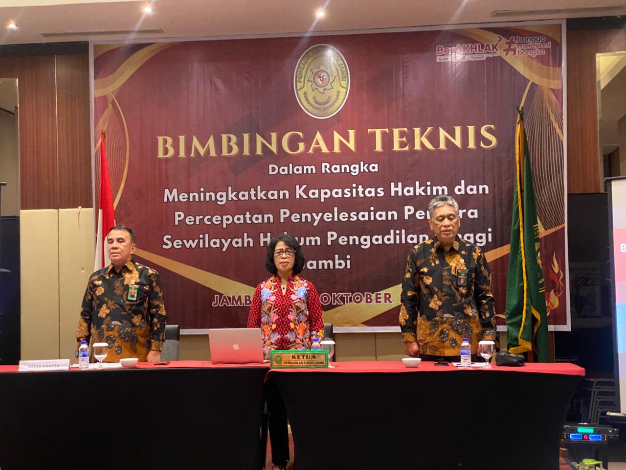 PT Jambi Gelar Bimtek, Fokus Tingkatkan Kapasitas Hakim dalam Penanganan Perkara