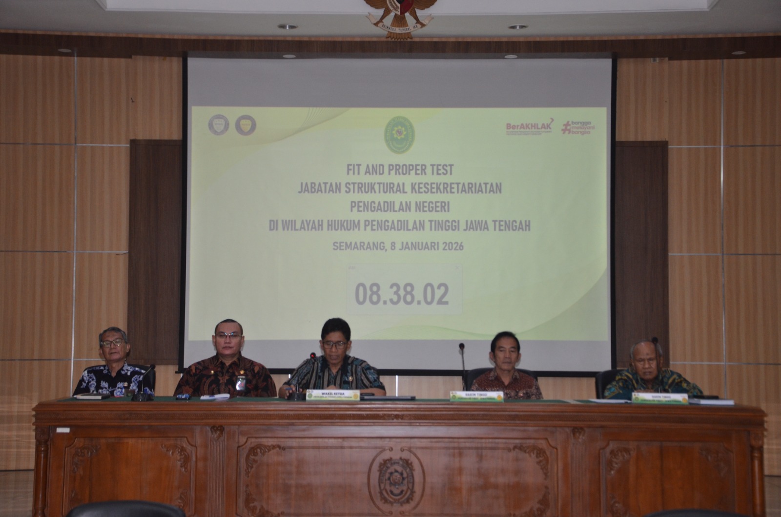 PT Jawa Tengah Gelar Ujian Fit and Proper Test Jabatan Struktural Kesekretariatan